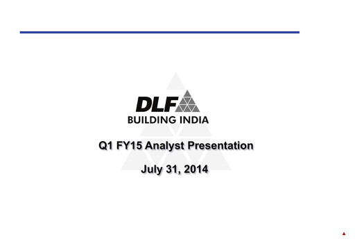 Thumbnail DLF Quarterly Report 2014-q1