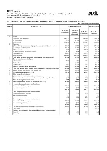 Thumbnail DLF Quarterly Report 2023-q1