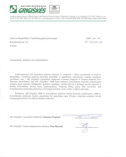 Miniature Grigeo AB Rapport annuel 2008