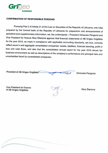 Miniature Grigeo AB Rapport annuel 2016