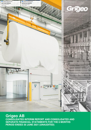 Miniature Grigeo AB Rapport semestriel 2021-h1