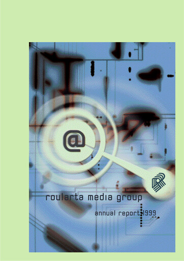 Thumbnail Roularta Media Group Annual Report 1999