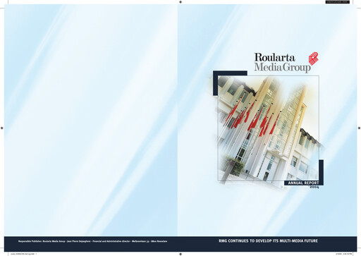 Thumbnail Roularta Media Group Annual Report 2004