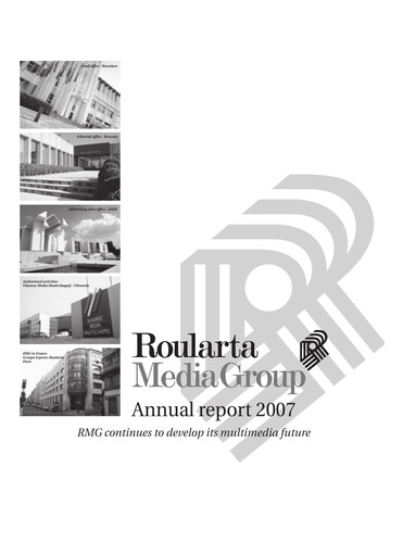 Thumbnail Roularta Media Group Annual Report 2007