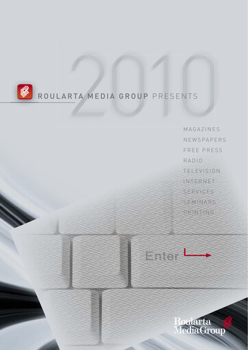 Thumbnail Roularta Media Group Annual Report 2010