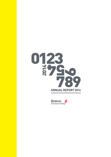 Thumbnail Roularta Media Group Annual Report 2014