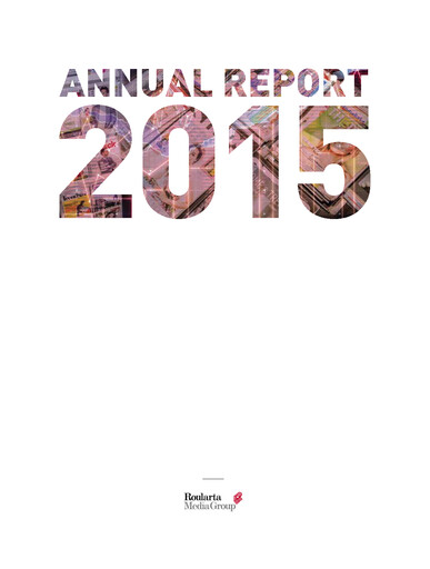 Thumbnail Roularta Media Group Annual Report 2015