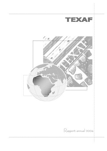 Thumbnail Texaf Annual Report 2004