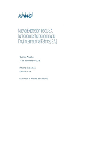 Thumbnail Nueva Expresión Textil Financial Statement 2018