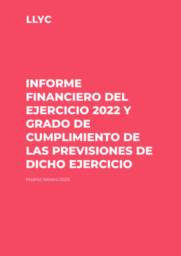 Thumbnail Llorente & Cuenca Financial Report 2022