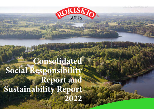 Thumbnail Rokiskio Suris AB ESG Report 2022