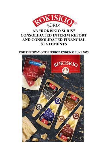 Thumbnail Rokiskio Suris AB Half-year Report 2023-h1