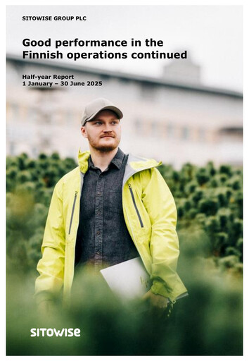 Thumbnail Sitowise Group Oyj Half-year Report 2025-h1