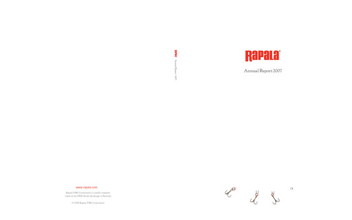 Thumbnail Rapala VMC Corporation Annual Report 2007