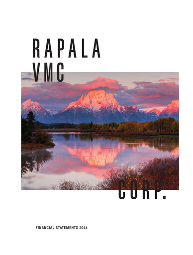 Thumbnail Rapala VMC Corporation Financial Statement 2014