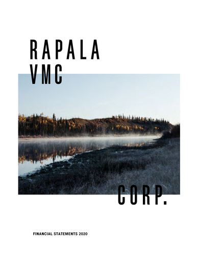 Thumbnail Rapala VMC Corporation Financial Statement 2020