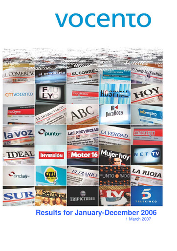 Thumbnail Vocento Financial Report 2006