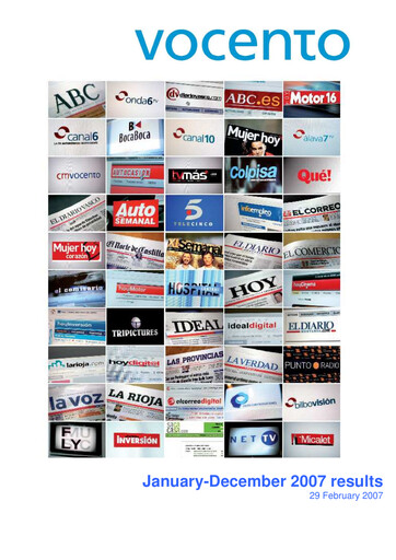 Thumbnail Vocento Financial Report 2007