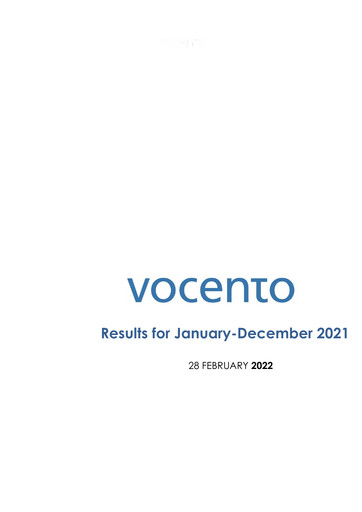 Thumbnail Vocento Financial Report 2021