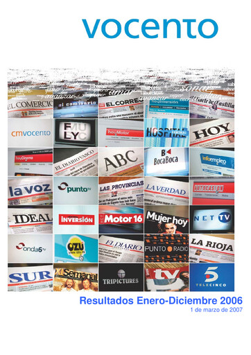 Thumbnail Vocento Financial Report 2006