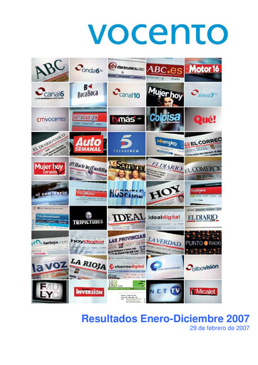 Thumbnail Vocento Financial Report 2007