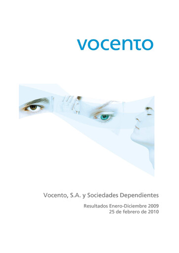 Thumbnail Vocento Financial Report 2009