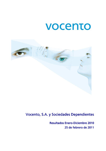 Thumbnail Vocento Financial Report 2010