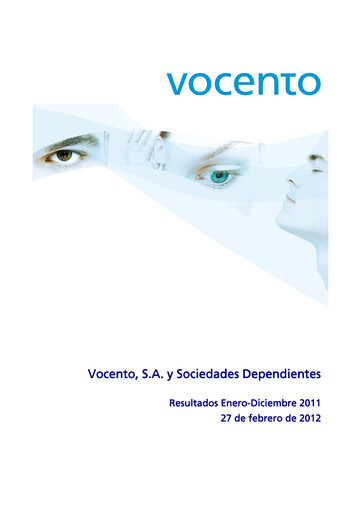 Thumbnail Vocento Financial Report 2011