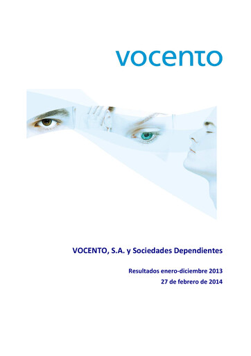 Thumbnail Vocento Financial Report 2013