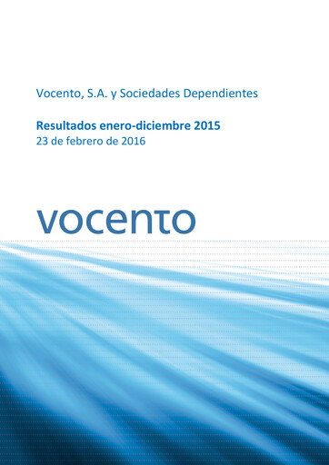 Thumbnail Vocento Financial Report 2015