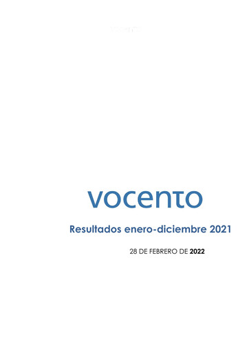 Thumbnail Vocento Financial Report 2021