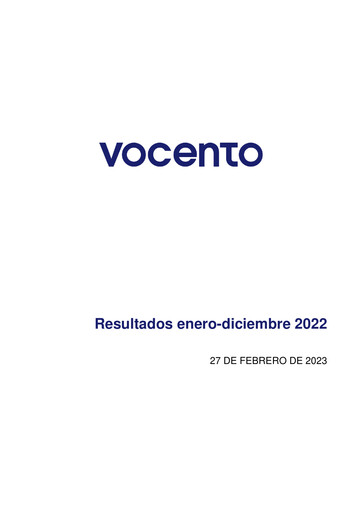 Thumbnail Vocento Financial Report 2022