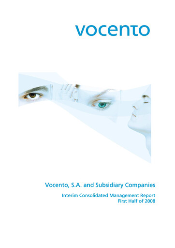 Thumbnail Vocento Half-year Report 2008-h1