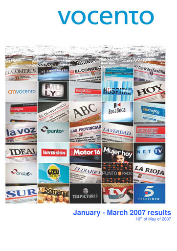 Thumbnail Vocento Quarterly Report 2007-q1