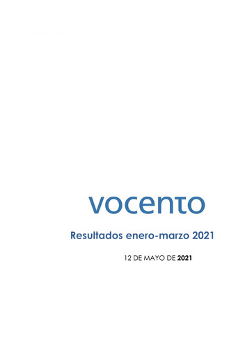 Thumbnail Vocento Quarterly Report 2021-q1