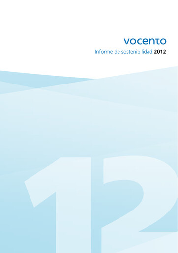 Thumbnail Vocento Sustainability Report 2012