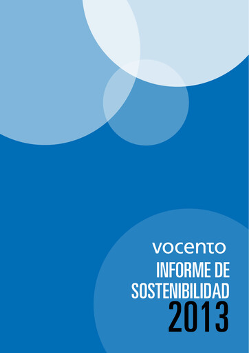 Thumbnail Vocento Sustainability Report 2013