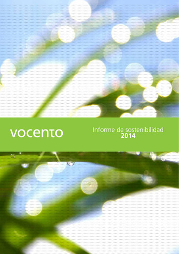 Thumbnail Vocento Sustainability Report 2014