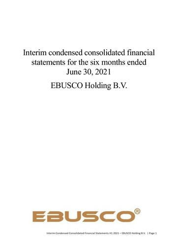 Thumbnail Ebusco Holding Half-year Report 2021-h1