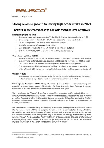 Thumbnail Ebusco Holding Half-year Report 2022-h1