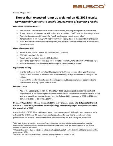 Thumbnail Ebusco Holding Half-year Report 2023-h1