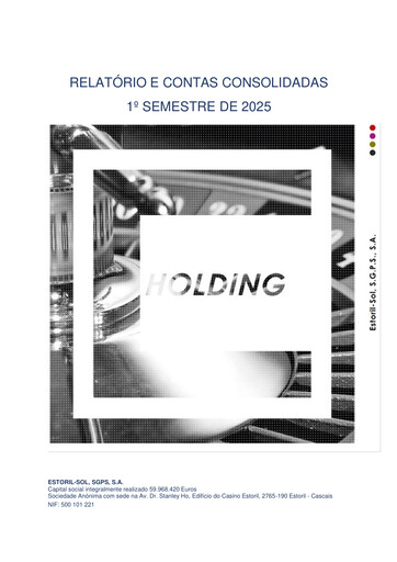 Thumbnail Estoril Sol Half-year Report 2025-h1