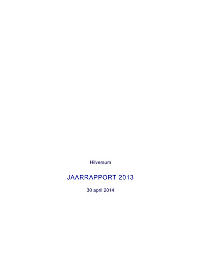 Thumbnail Bever Holding Annual Report 2013