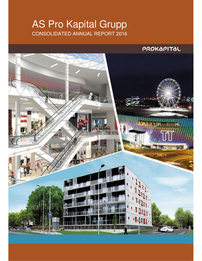 Thumbnail AS Pro Kapital Grupp Annual Report 2016
