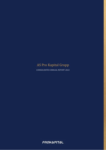 Thumbnail AS Pro Kapital Grupp Annual Report 2022