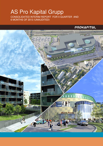 Thumbnail AS Pro Kapital Grupp Half-year Report 2013-h1