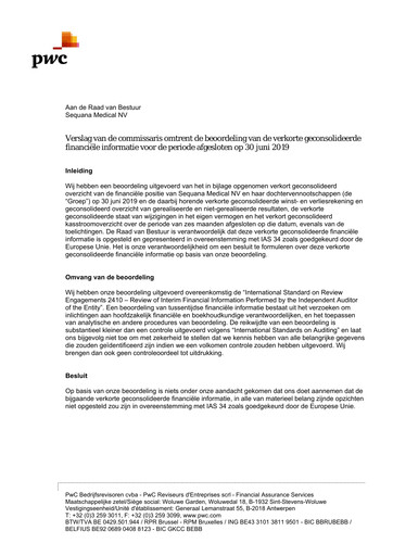 Thumbnail Sequana Medical Half-year Report 2019