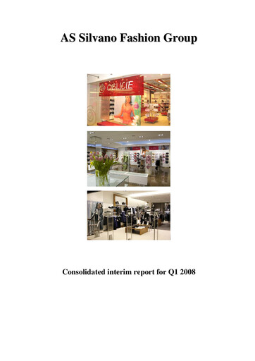 Vorschaubild AS Silvano Fashion Group Quartalsbericht 2008-q1