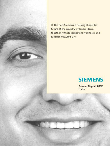 Thumbnail Siemens India
 Annual Report 2002