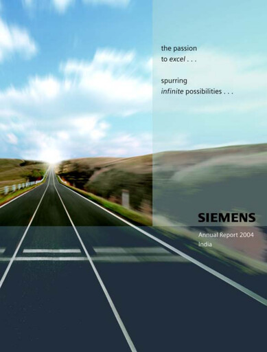 Thumbnail Siemens India
 Annual Report 2004
